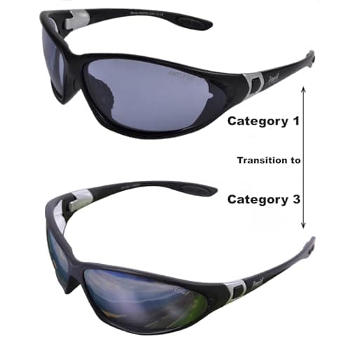 Rapid Eyewear Photochromic UV Sports Sunglasses and Ski Goggles with Strap — view 2