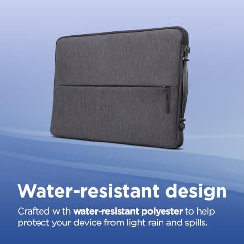 Lenovo Laptop Urban Sleeve Case | Up to 14 inch | Water Repellent | Grey — view 4
