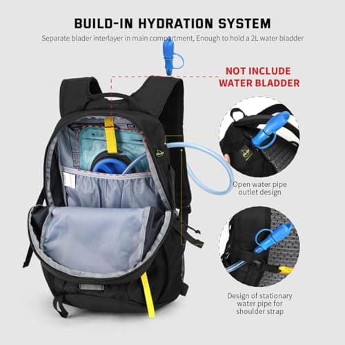 SKYSPER Small Hiking Backpack, 30L Lightweight Travel Backpacks Hiking Daypack Rucksack Women Men for Trekking Backpacking Outdoor Sports — view 6