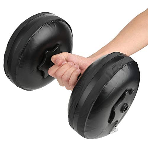 Water Dumbbell, Portable Water Filled Adjustable Dumbbell Barbell Weights Set, Travel Weights Water-Filled Barbells Eco-Friendly Fitness Equipment for Shaping and Fitness — view 6