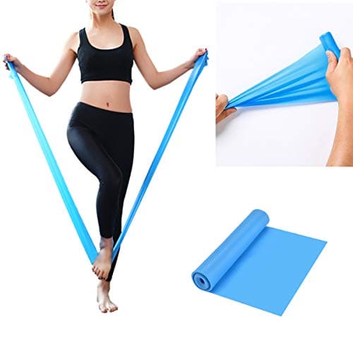 Yoga Starter Kit 5Pcs - Blocks and Strap Set, Pilates Ball, Exercise Resistance Loop Band, Stretching Belt - Equipment and Accessories for Home, Gym Training (Pink) — view 3