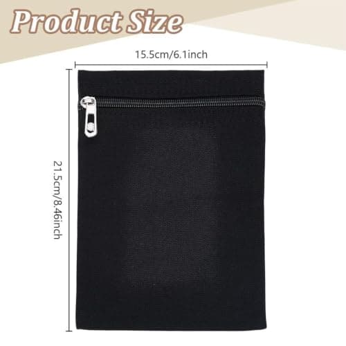 2PCS Sew-in Side Pocket with Zipper, Anti-Theft Security Pocket — view 6