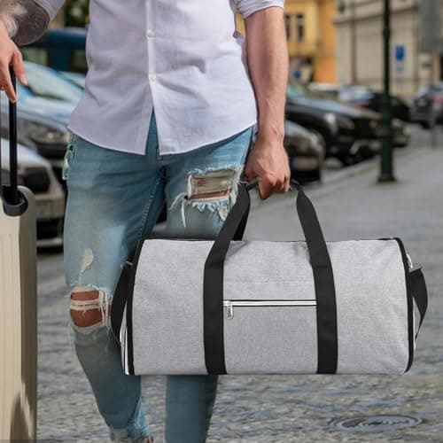 Garment Bag, Compression Bags, 21.65x11.81x11.42 Inches Duffel with Large Capacity, Wedding Supply with Smooth Texture, Business Accessory Hotel, Conference Dinner Routine for Men Women Professionals — view 4