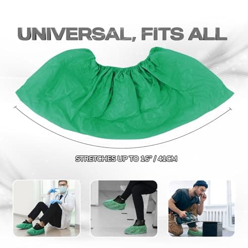 TYGA STORE 30 Pieces Disposable Shoe Covers - Green — view 6