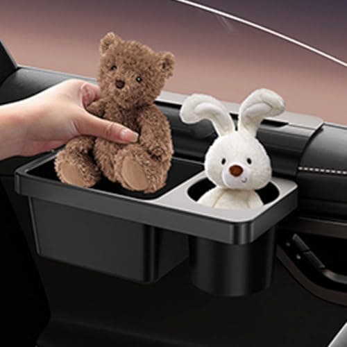 Tbest Car Window Cup Holder 9.06in Black Multi Slot Storage (Car Organizer) — view 6