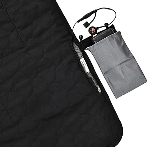 Veesper Heated Sleeping Bag Liner, 3 Heating Levels USB Rechargeable Heated Sleeping Bag Camping Sleeping Bag Liner Black — view 6