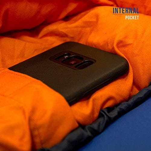 Cadair 250 Sleeping Bag for Adults (Amazon Exclusive), 3 Season Mummy Design Holds Insulation, Breathable, Cosy Lining Fabric, Smaller Pack Size for Camping Trips, Backpacking, Hiking, Atlantic Blue — view 6