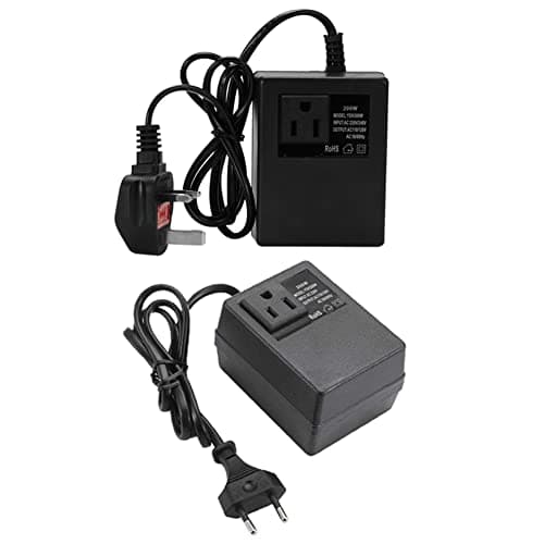 Snner Intelligent Power Adapter 200W AC 220V to 110V Step Down Transformer Voltage Converter Style 1 — view 2