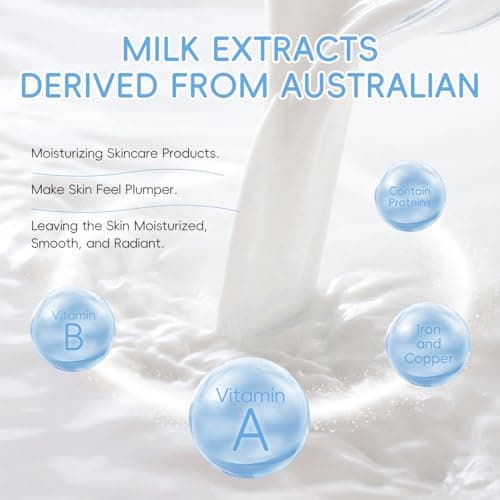Milk Skin Care Sets & Kits – 3PCS Travel Skincare Set with Serum, Eye Cream & Moisturiser – Milk Skincare Set for Teen Skincare – Teenage Girls Gifts – Beauty Gift Set for Women — view 5