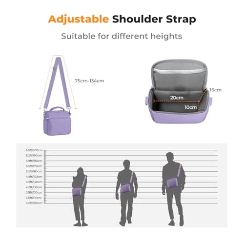 K&F CONCEPT Camera Sling Bag Small Crossbody Camera Case — view 6