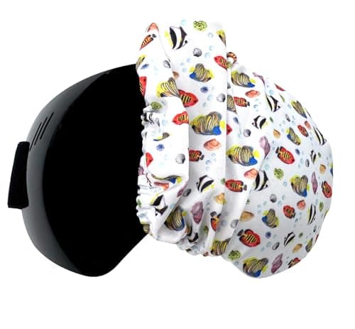 AMMKRO Ski Snowboard Goggle Protective Cover Protectors Lens Scratch Dust Protection for Travel Storage Accessories (Fish) — view 2