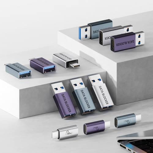 Secure Charging Adapter Data Transfer Lightweight Pocket Size for Public USB Port Devices Travel Essential Public Charging Device — view 4