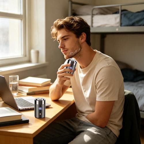 Small Electric Shaver Mens Electric Digital Display Trimmer — view 2