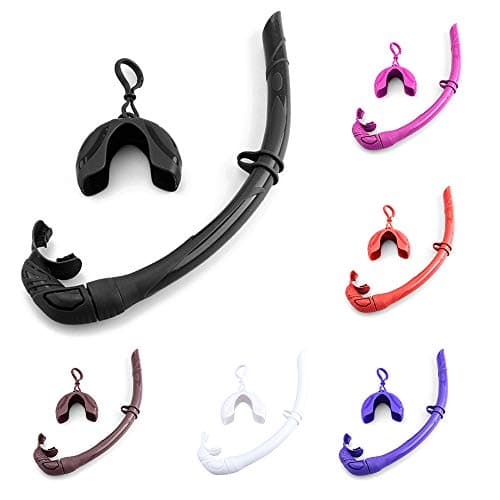 Lixada Silicone Foldable Snorkel with Compact Storage Case Women Men Roll Up Snorkel Wet Breathing Tube For Snorkeling — view 6