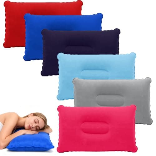 Inflatable Pillow, 6pcs Blow Up Pillow