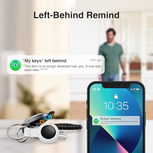 Smart Tracker Tag 2 Pack Compatible with Apple Find My (IOS Only) — view 5