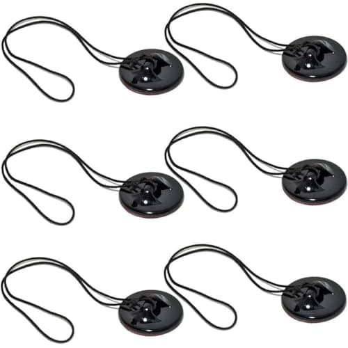 RALSPEC 6 x Action Camera Adhesive Pad Safety Tethers Mount For GoPro Hero Security Leash Anchors Go Pro Dji Osmo Helmet Lanyard