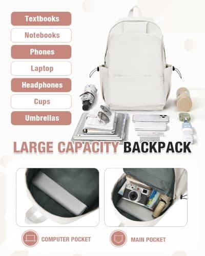 HYC00 School Backpack Secondary Girls Boy High Teenager School Bag Rucksack — view 3