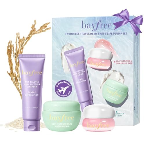 bayfree Dewy Skin Care Set, Hydrating Travel Size Skincare Kit