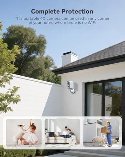 COCOCAM 4G Portable Magnetic No Wifi Security Camera Wireless — view 5