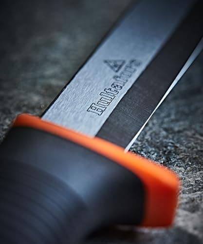 Hultafors Craftsman's knife HVK GH I All-purpose knife with non-slip Santoprene® handle and premium carbon steel blade I Including holster and holder for working trousers I 380210 — view 6