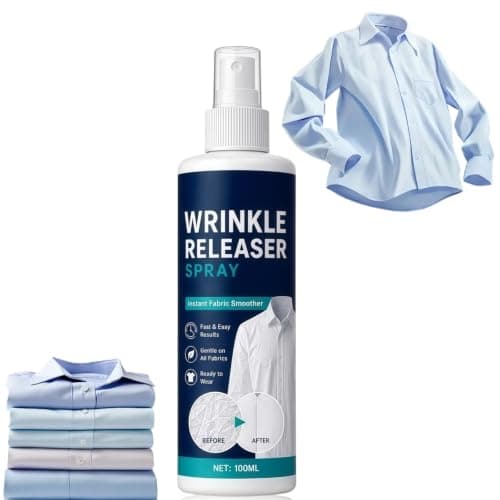 Instant Wrinkle Releaser Spray & No Iron Fabric Smoothing Spray for Clothes