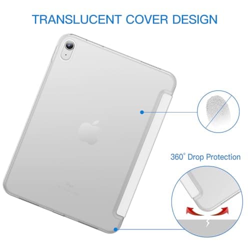 JETech Case for iPad (A16) 11th/10th Gen, White — view 4