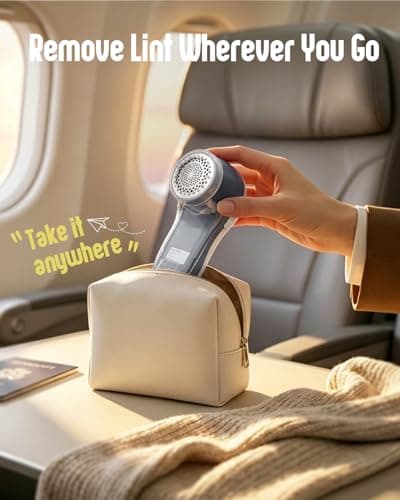 POPCHOSE Bobble Remover for Clothes, USB Rechargeable Fabric Shaver — view 6