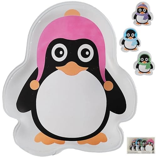 Set of 4 Penguin Design (Cool Secret Santa Gift) Handwarmer – Pocket Heating Pad — view 4