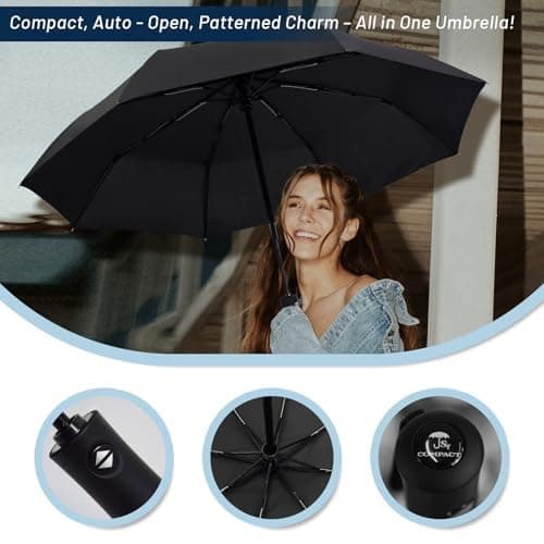 SY COMPACT Travel Umbrella Windproof Automatic Unbreakable UV Protection — view 3