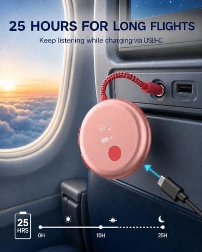Avantree SoundJet R1-25Hr Airplane Bluetooth Adapter for All AirPods — view 6