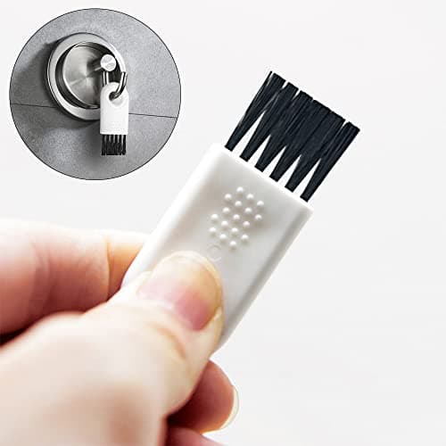 Silicone Razor Travel Case, Portable Razor Protector Holder with 2 Brushes — view 5