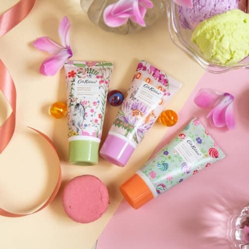Cath Kidston Hand Cream Trio 3 x 30 ml, Scented and Infused With Essential Oils, Shea Butter, Pocket and Travel Size and Vegan and Cruelty Friendly, Beauty Gift For Her, Carnival Parade Collection — view 2