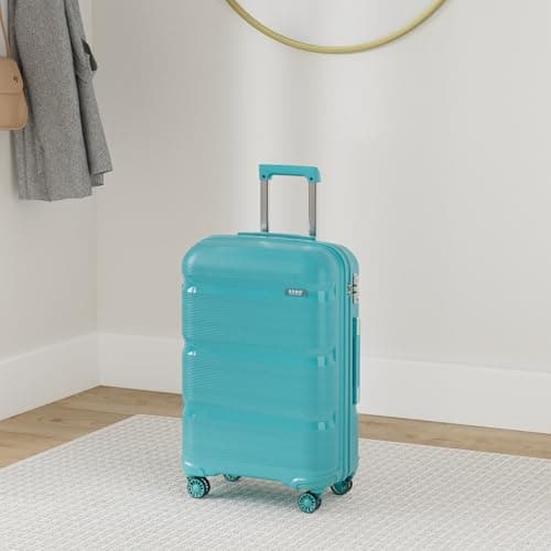 Kono 14 Inch Small Luggage Lightweight Polypropylene Hardshell Vanity Case — view 2
