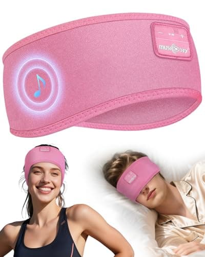 MUSICOZY Sleep Headphones Headband for Side Sleepers Bluetooth 5.4