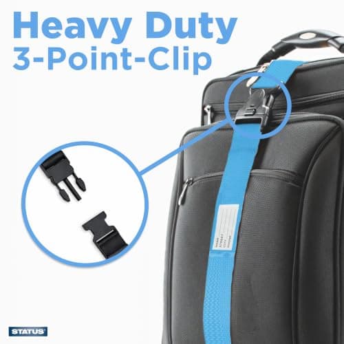 STATUS Blue Luggage Strap, 1 Unit — view 5