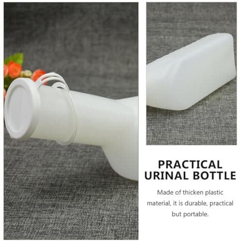 Generic Urinal Bottle, Portable and Easy to Carry for Bedridden Patients 1000ml Large Capacity Plastic with Scale Male and Female Urinal Pot Suitable for Camping and Travel — view 4