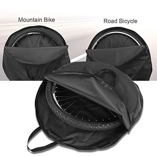 Bike Transport Wheel Bag - Mountain Bike Wheelset Carrying Case for Travel and Storage (29in) — view 6