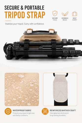 Cwatcun Camera Shoulder Bag, Waterproof Camera Sling Case for Photographers — view 4