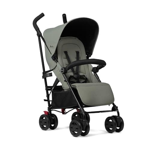 Silver Cross - Pop Pushchair - Foldable Travel Stroller - Buggy - Adjustable/Lie Flat Seat - Newborn to 4 Years - Sage