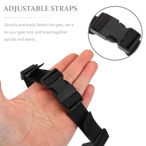 4pcs Black Luggage Tie down Straps Quick Release Buckle — view 6
