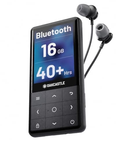 Oakcastle MP300 16GB Bluetooth MP3 Player with Built-In Speaker