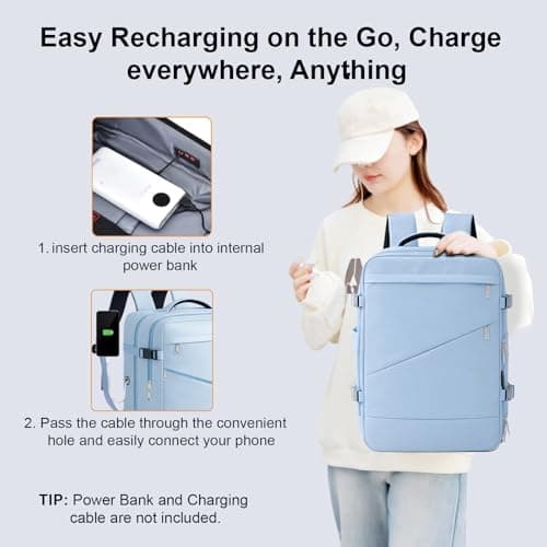 Ryanair Cabin Bags 40x30x20 Underseat Backpack 24L Travel Bag. — view 4