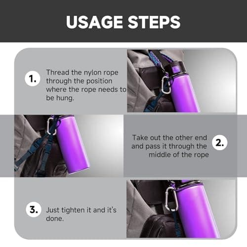Funver Universal Black Tablet Shoulder Strap for Tablet Case, Adjustable & Detachable Carrying Strap Replacement with Quick Release Buckles for IPad Samsung Tab Cases Camera Bags (Buckle Style) — view 6