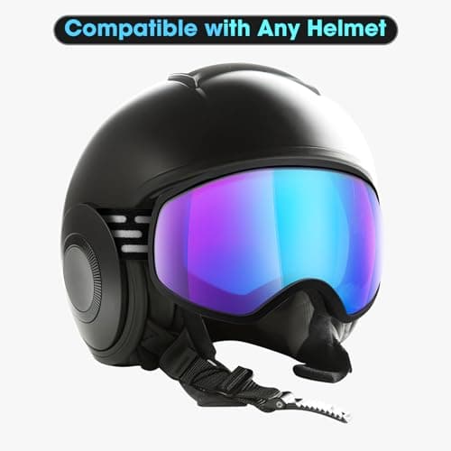 EasYoung Ski Goggles for Men Women Youth, Skiing Snowboard Goggles with Over Glasses, Anti-fog, UV Protection, Helmet Compatible — view 4