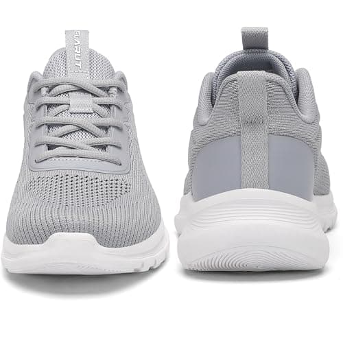 FLARUT Womens Trainers Breathable Running Walking Shoes(Grey,40) — view 6