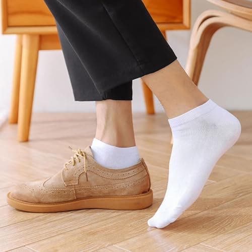 XIUDONG 12 Pairs Ultra-Lightweight Breathable Socks for Men & Women – Low Cut Invisible Design for Sneakers, Loafers & Travel – Black/White/Grey Multipack (One Size Fits Most) (Grey) — view 6