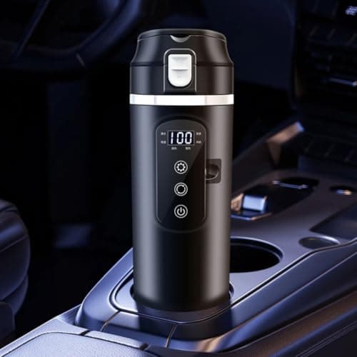 Portable Car Boiling Cup 500ml Stainless Steel Quick Heating — view 5