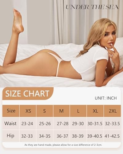 10 Pack Seamless G-string Thongs for Women Underwear No Show Thong Panties — view 5