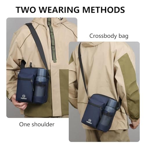ChioSun Men's Shoulder Bag, Waterproof Water Bottle Messenger Bags(Blue) — view 6